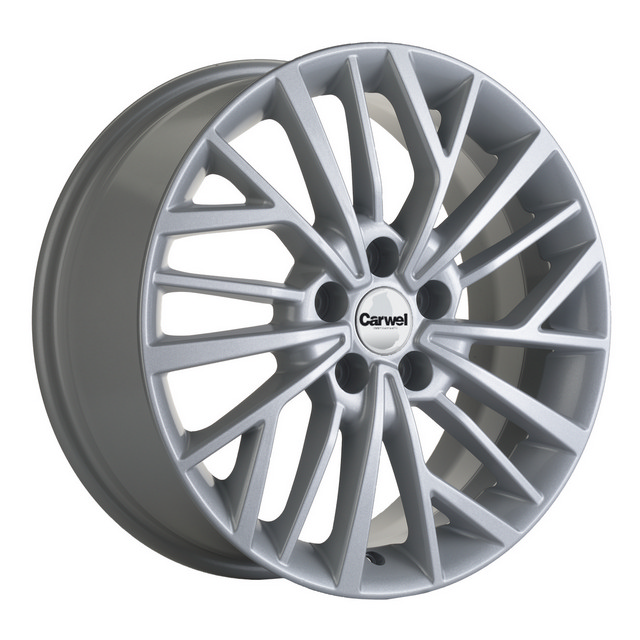 

Колесный диск Carwel Токо 1717 7.0x17/5x114.3 D67.1 ET50, Серебристый