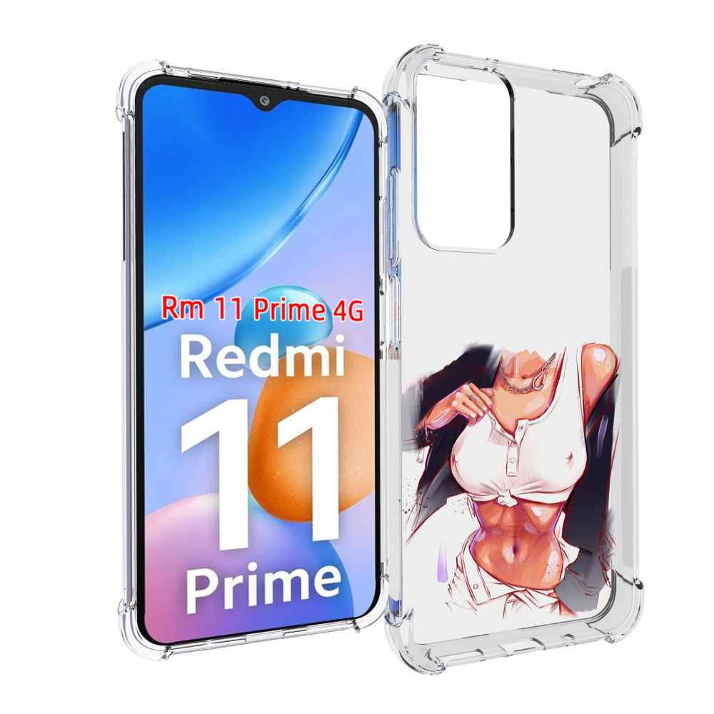 

Чехол MyPads красивая-стройная-модель для Xiaomi Redmi 11 Prime 4G, Прозрачный, Tocco