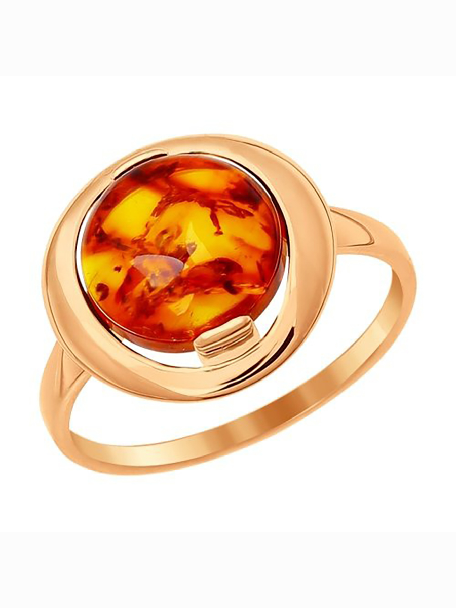 

Кольцо из серебра р.  585Gold 701010737, янтарь, 701010737