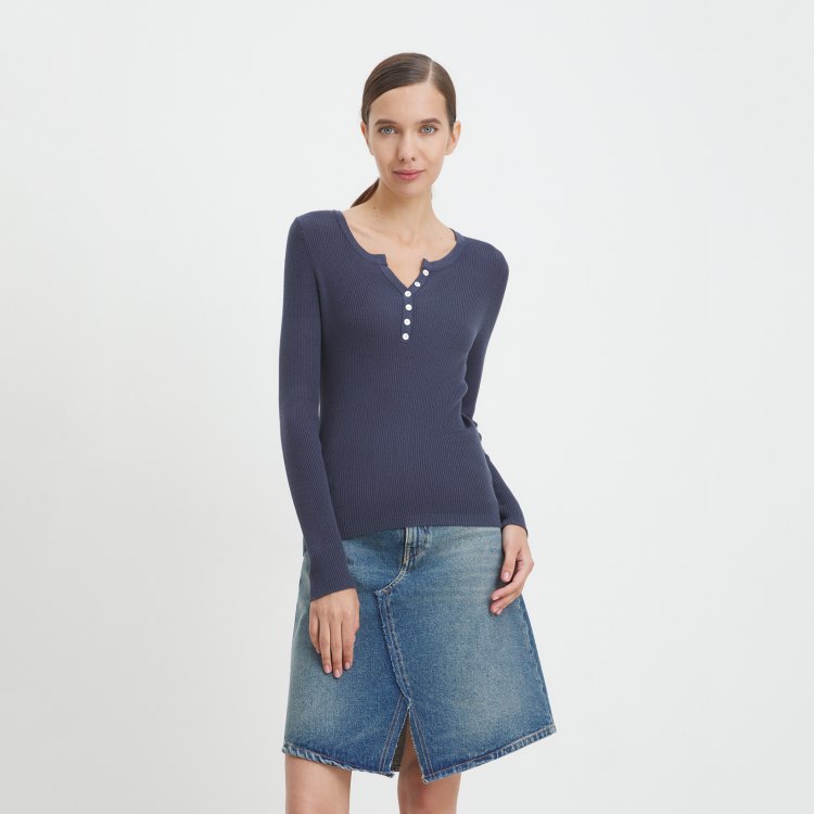 

Джемпер женский Maison David DE020 синий M, DE020