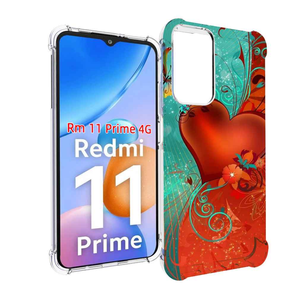 

Чехол MyPads красивые-яркие-сердечки для Xiaomi Redmi 11 Prime 4G, Прозрачный, Tocco