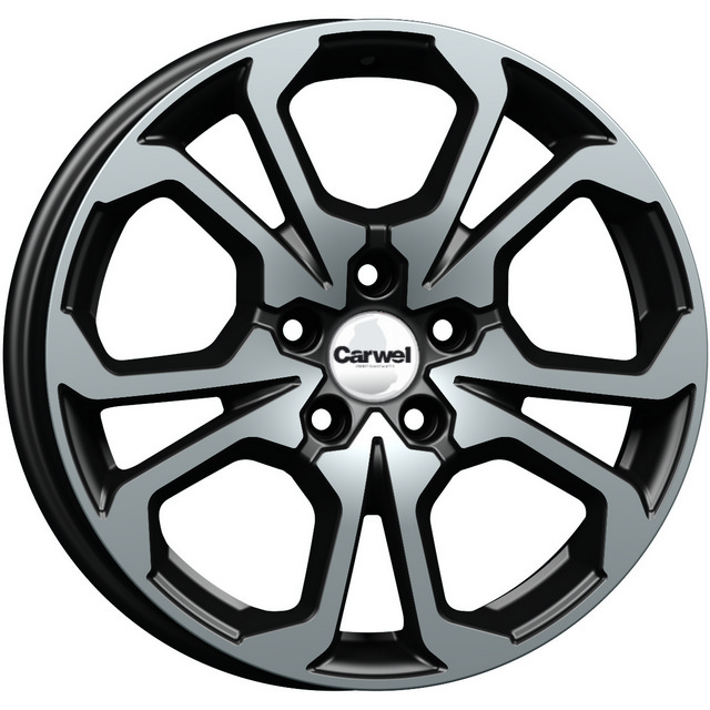

Колесный диск Carwel Ванда 242 6.5x17/5x114.3 D54.1 ET50, Черный;серебристый