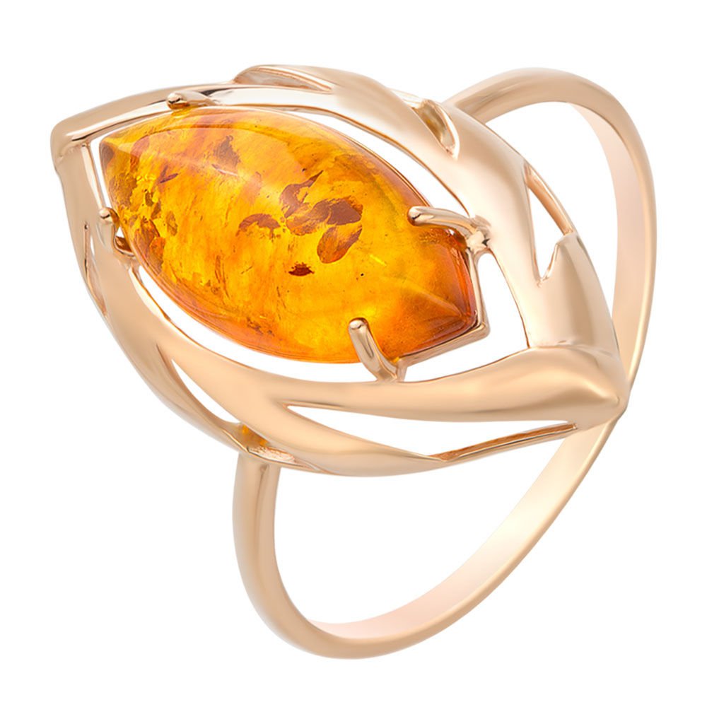 

Кольцо из золота р. , 585Gold 201007623, янтарь, 201007623