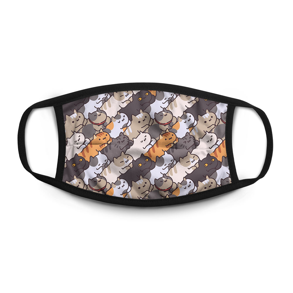 

Многоразовая маска унисекс Burnettie Коты И Кошки Котомания, Разноцветный, Коты И Кошки Котомания
