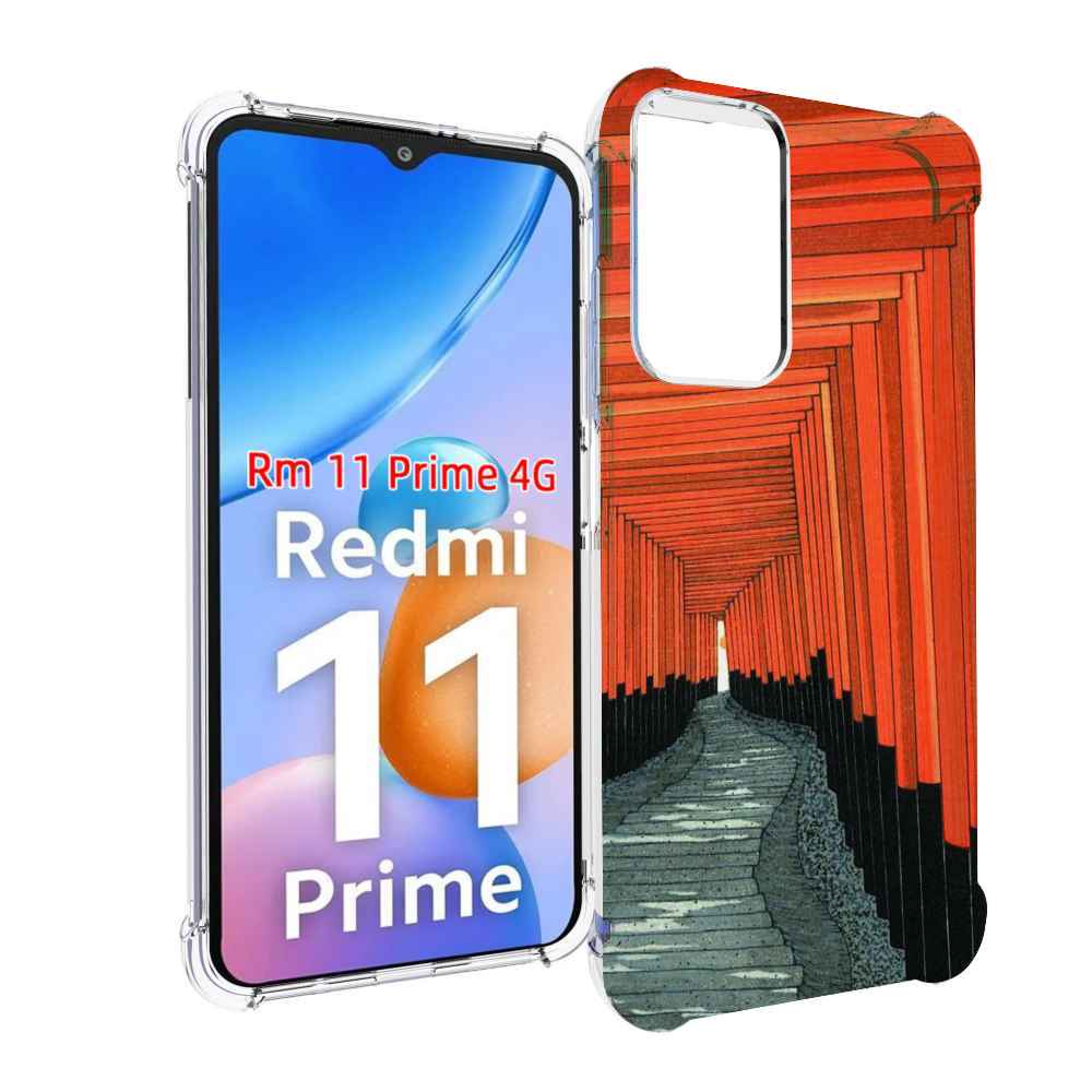 

Чехол MyPads красный коридор для Xiaomi Redmi 11 Prime 4G, Прозрачный, Tocco