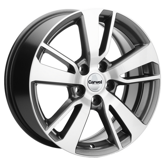 

Колесный диск Carwel Чага 1704 7.0x17/5x114.3 D66.5 ET37, Серый;серебристый