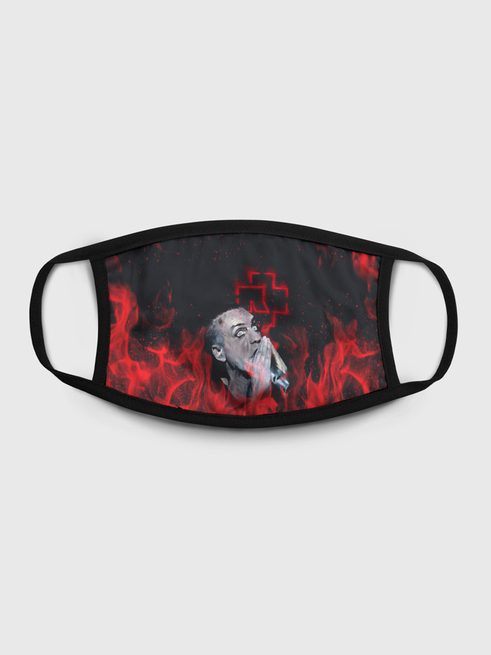 

Многоразовая маска унисекс Burnettie Till Lindemann, Till Lindemann