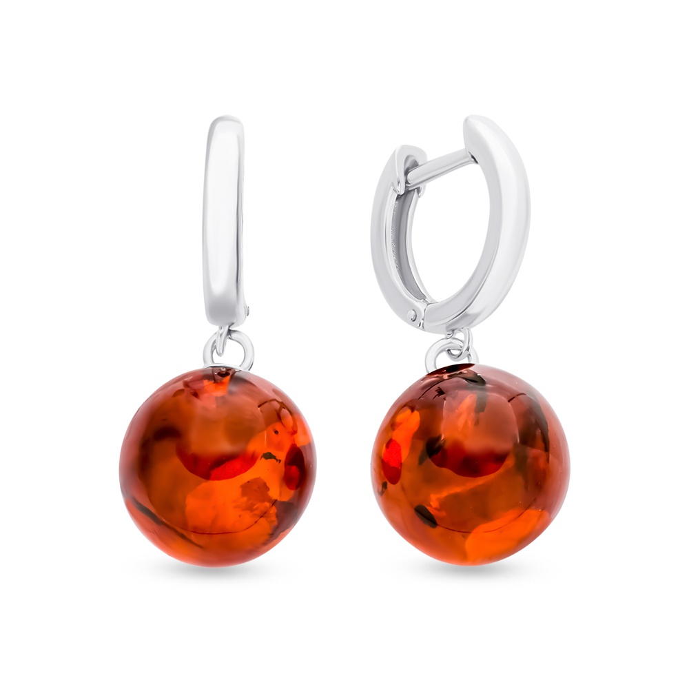 

Серьги из серебра с янтарем 585Gold 702008458, 702008458