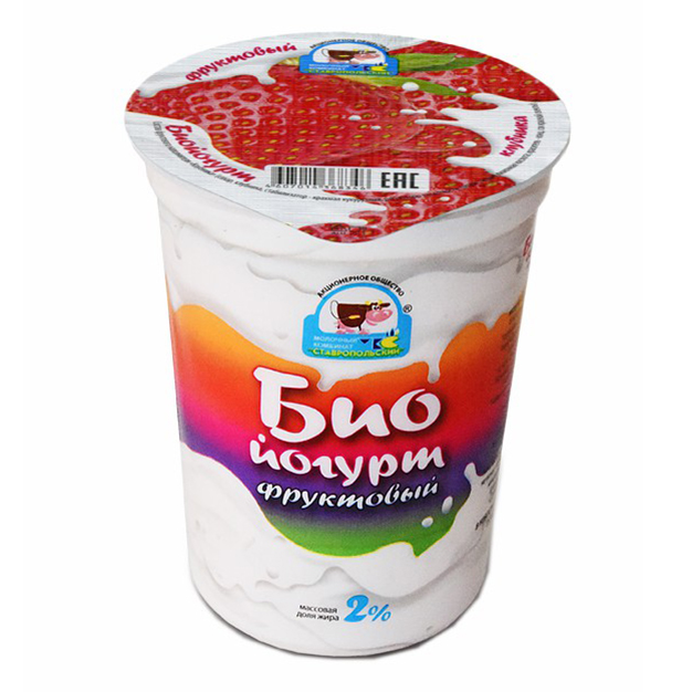 

Йогурт МКС клубника 2% 250 г