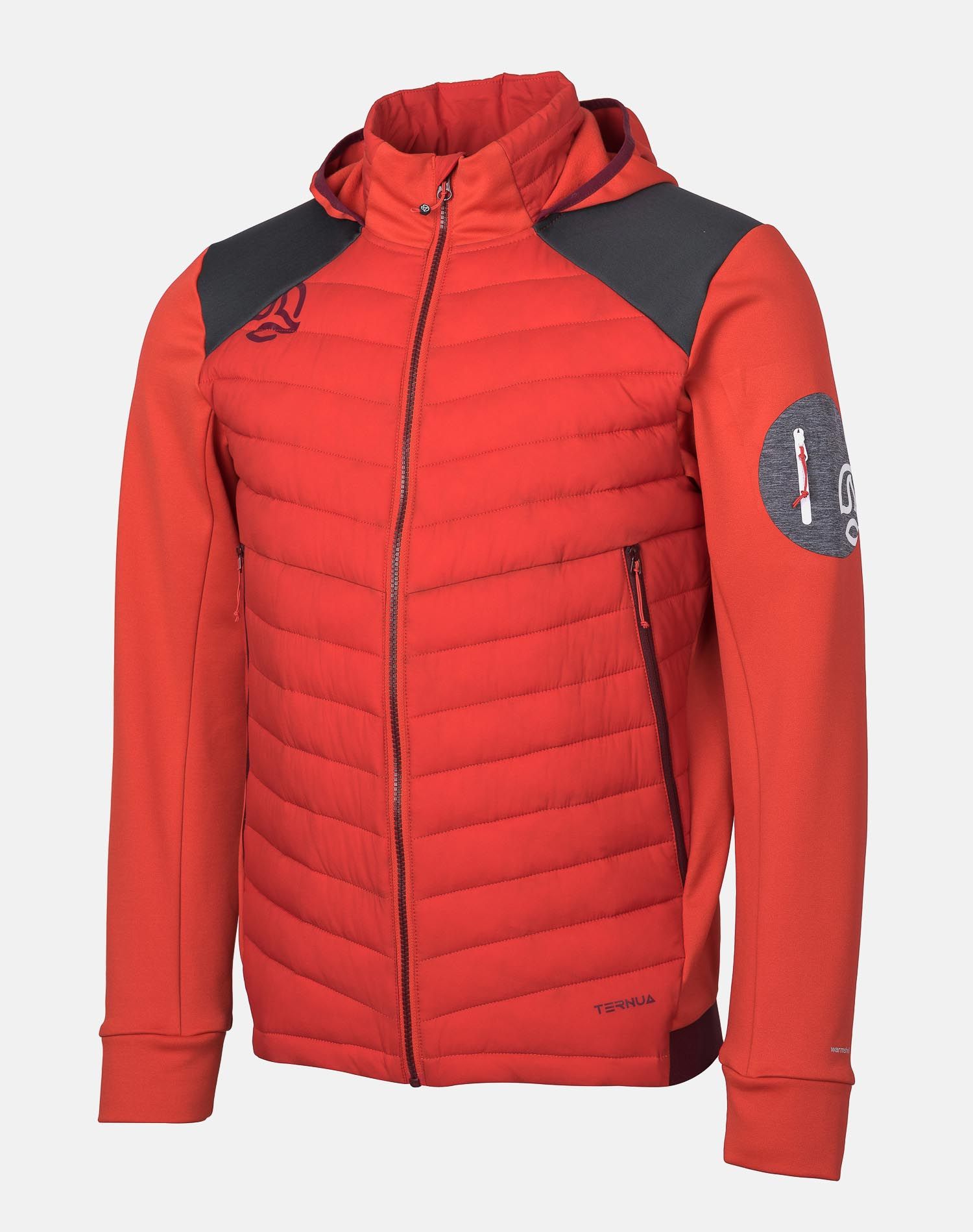 Спортивная куртка мужская Ternua Yukkon Hybrid Hood Jkt M красная L