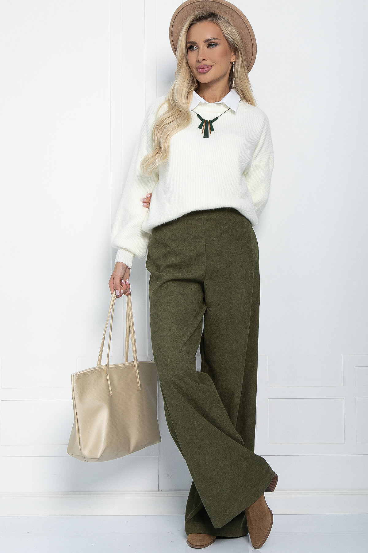 

Брюки женские LT Collection Жанин хаки 52 RU, Жанин