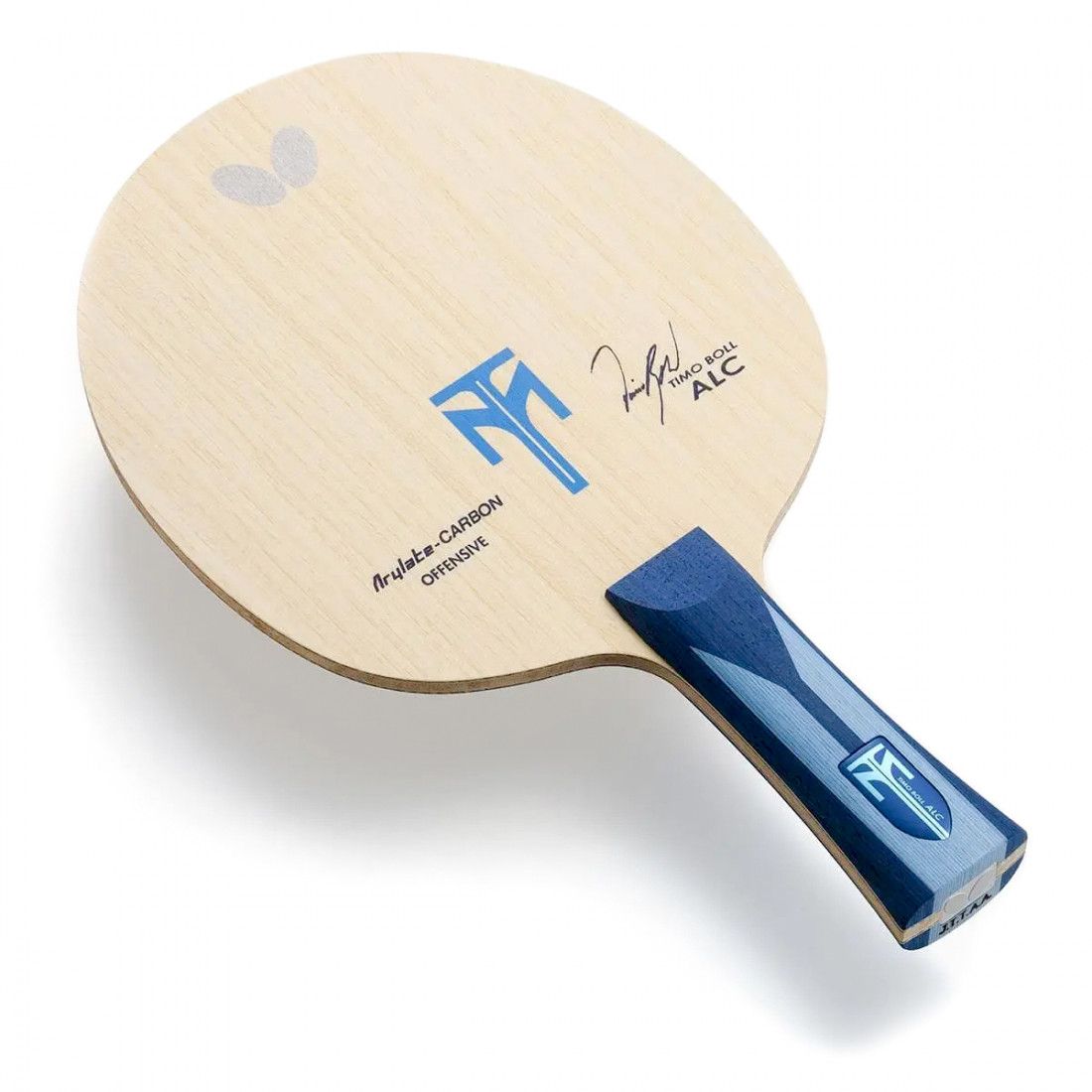 Основание ракетки для настольного тенниса Butterfly Timo Boll ALC бежевое-голубое