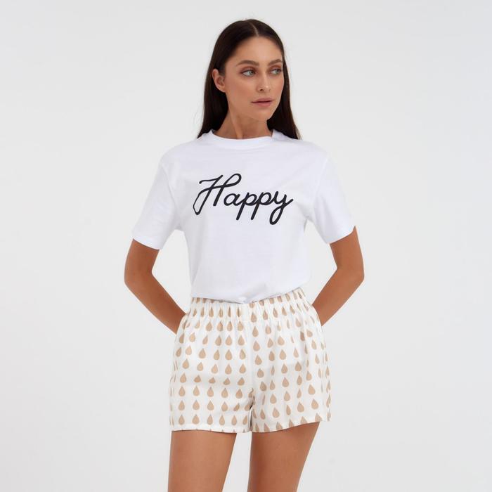 Шорты домашние женский KAFTAN белый 48-50