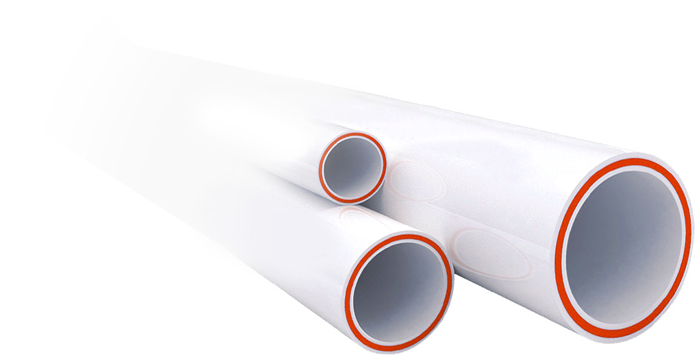 

Труба полипропиленовая армированная стекловолокном 25х3.5 PN20 "VIEIR" (2 метра), VREB