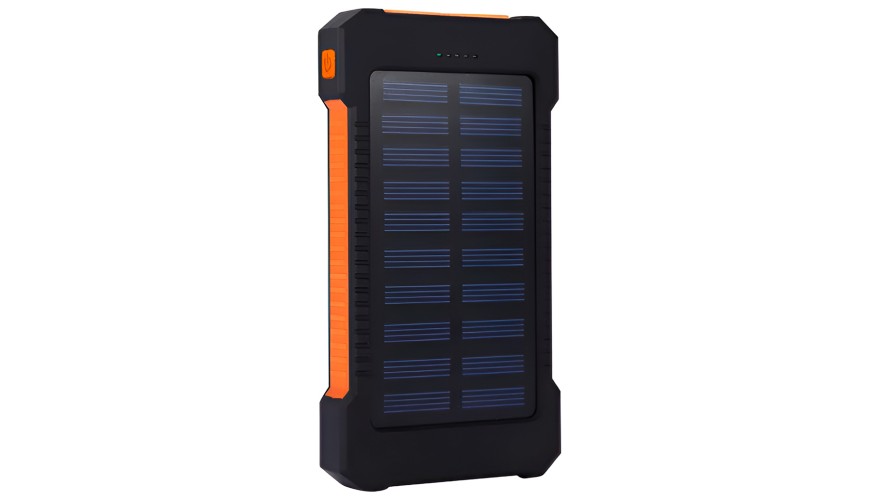 Внешний аккумулятор Carcam Solar Power Bank ET-01 10000 мА/ч, черный (6930878764695)