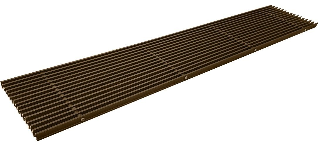 Декоративная решетка для конвектора в пол Титан КВ LONG 250*800 мм бронза, анодир. ал. комплект декоративных планок altasan