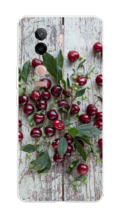 

Чехол на Vivo V40e "Вишня", Бордовый;зеленый;серый, 2611950-1