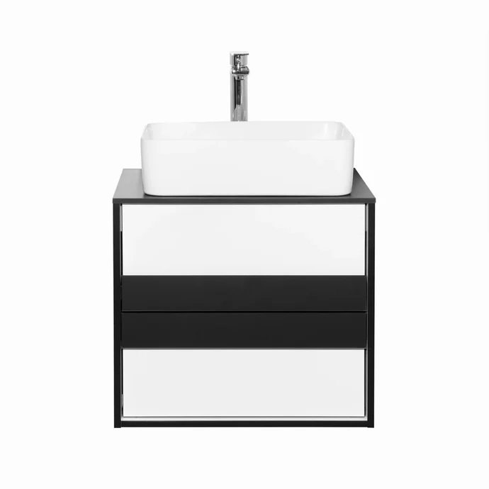 

Style Line Тумба с раковиной Амстердам 60 белый матовый