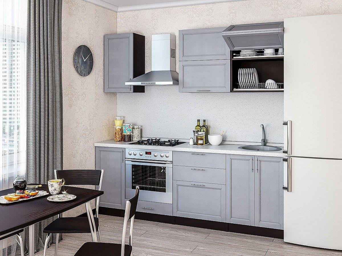

Vivat Кухня Сканди-01 Grey Softwood/Венге 2140*2200*600
