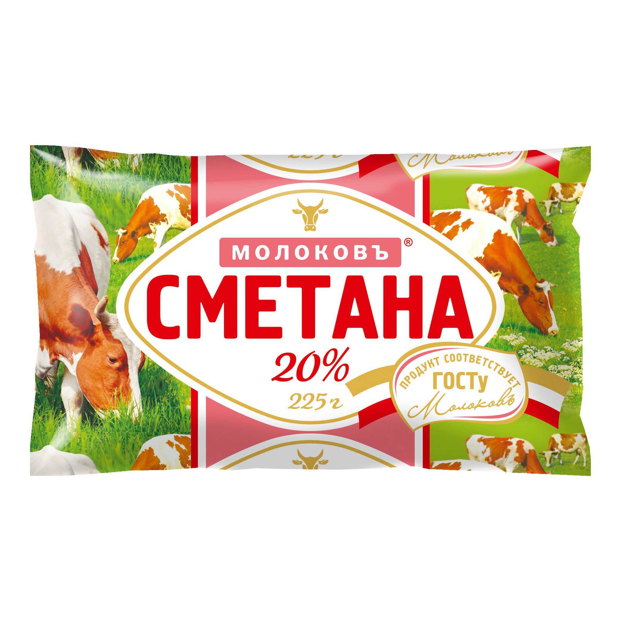 

Сметана Молоковъ 20% 225 г