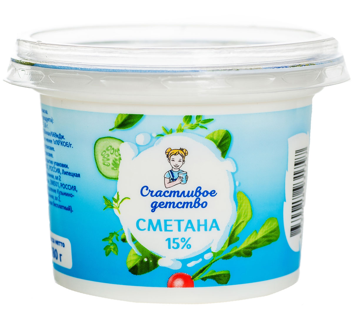 

Сметана Счастливое детство с зеленью и грибами 15% БЗМЖ 180 г