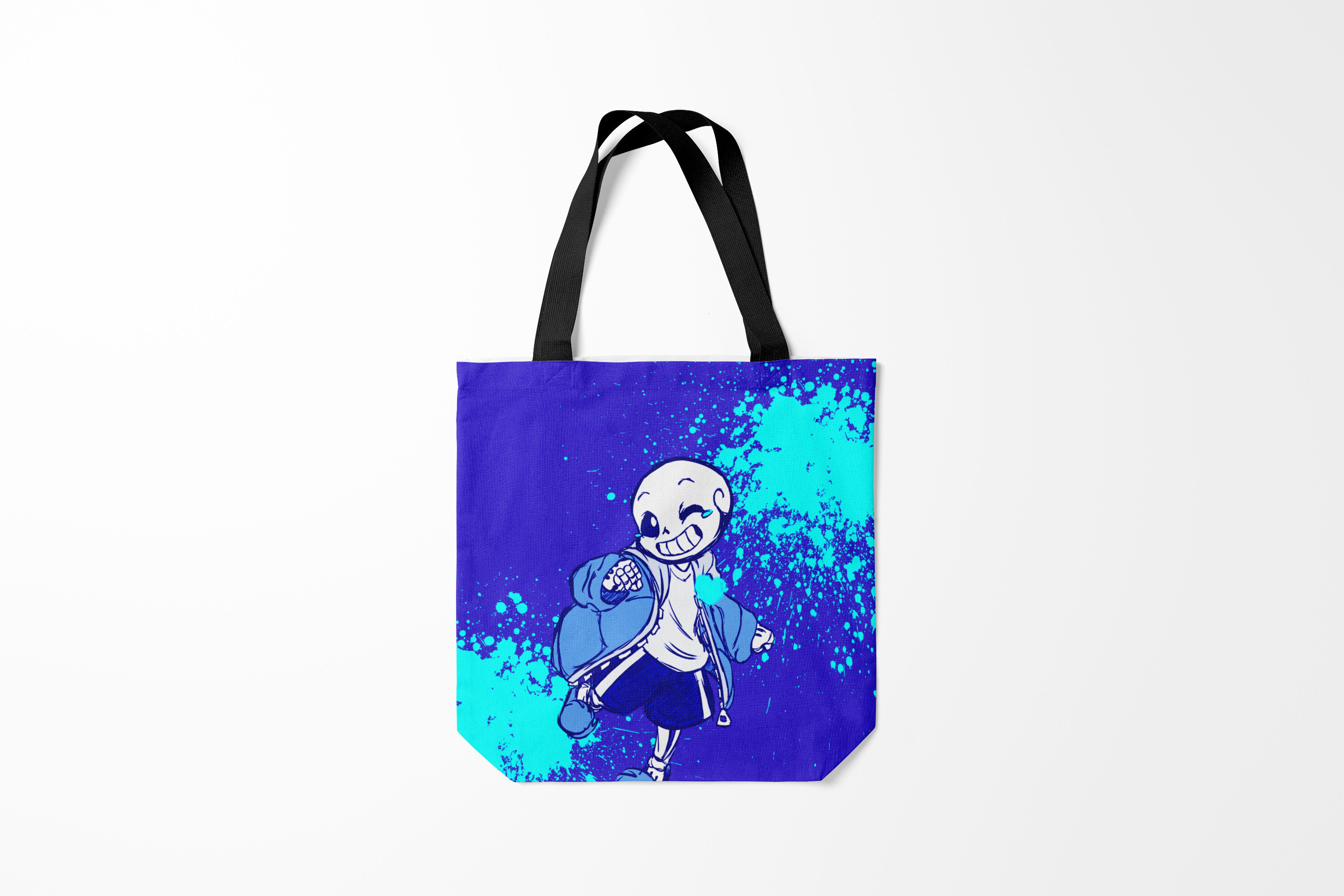 

Сумка шoппер унисекс Burnettie Undertale SANS BLUE, разноцветный, Undertale SANS BLUE