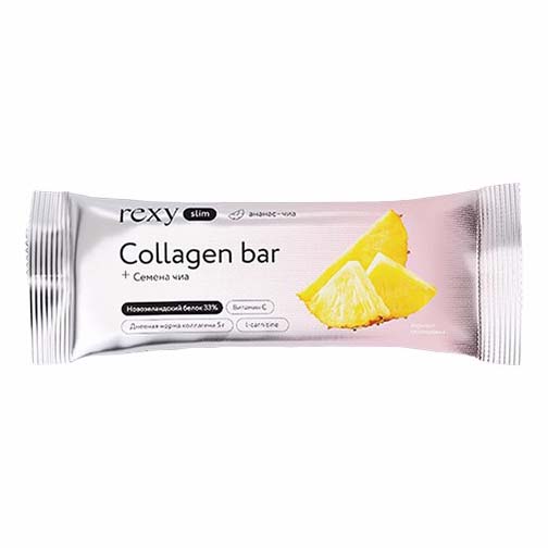 

Батончик протеиновый ProteinRex Сollagen bar ананас-чиа 40 г