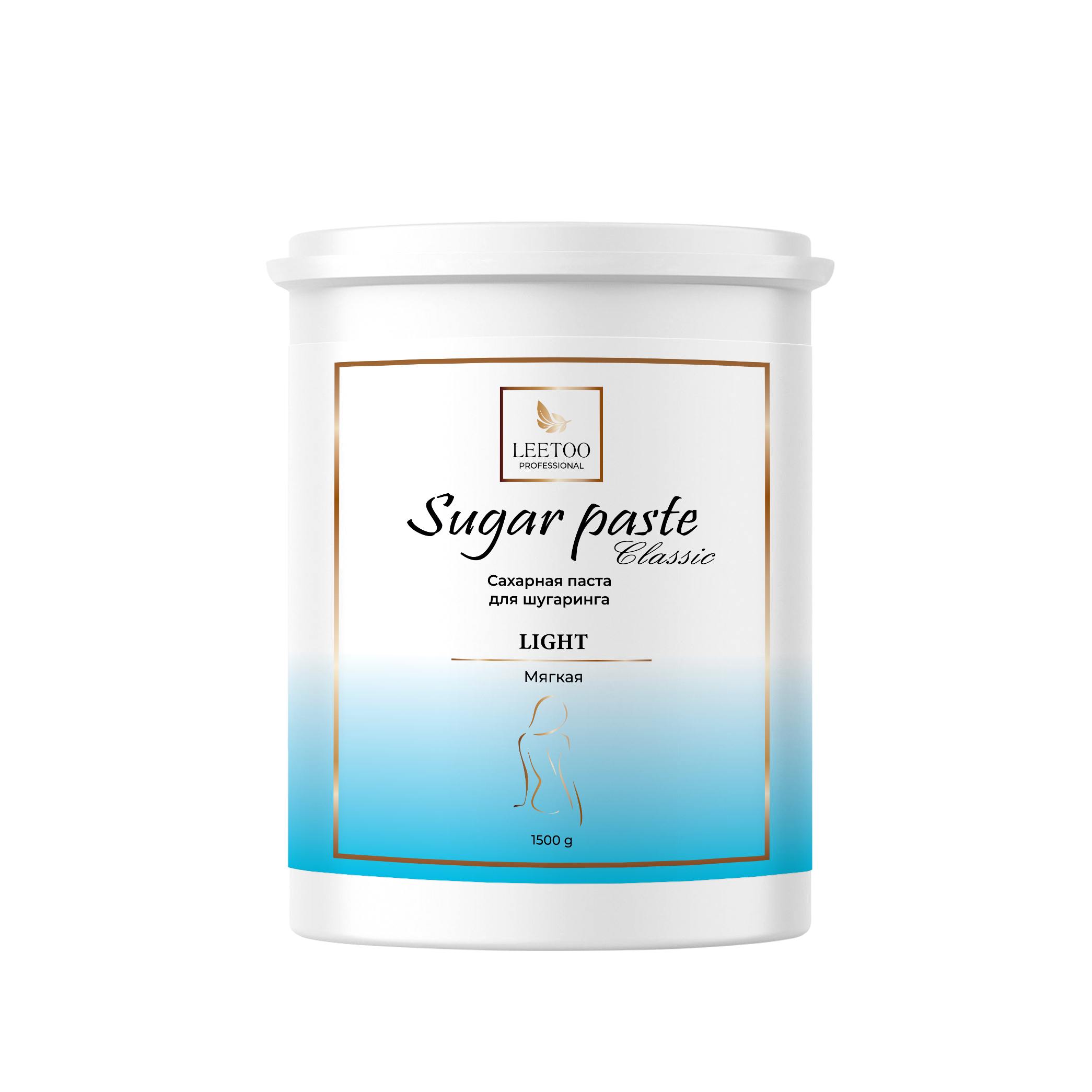 Сахарная паста для шугаринга LEETOO CLASSIC LIGHT Мягкая 1500 г.