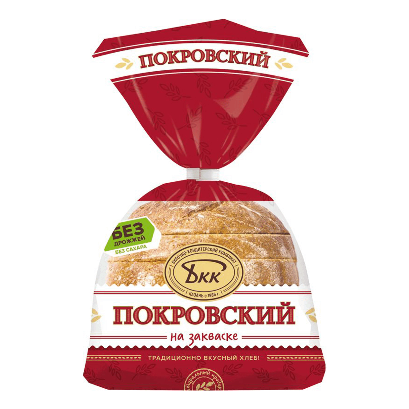 

Хлеб Покровский пшеничный на закваске в нарезке 300 г