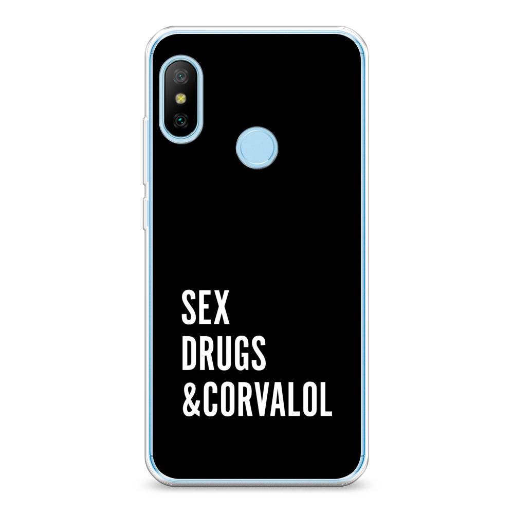 

Чехол на Xiaomi A2 Lite "Corvalol", Черный;серый;белый, 34050-6