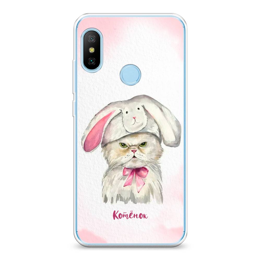 

Чехол на Xiaomi A2 Lite"Мой котёнок", Розовый;серый, 34050-1
