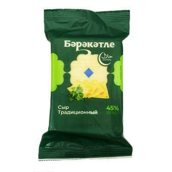 

Сыр твердый Бэрэкэтле Традиционный 45% 200 г