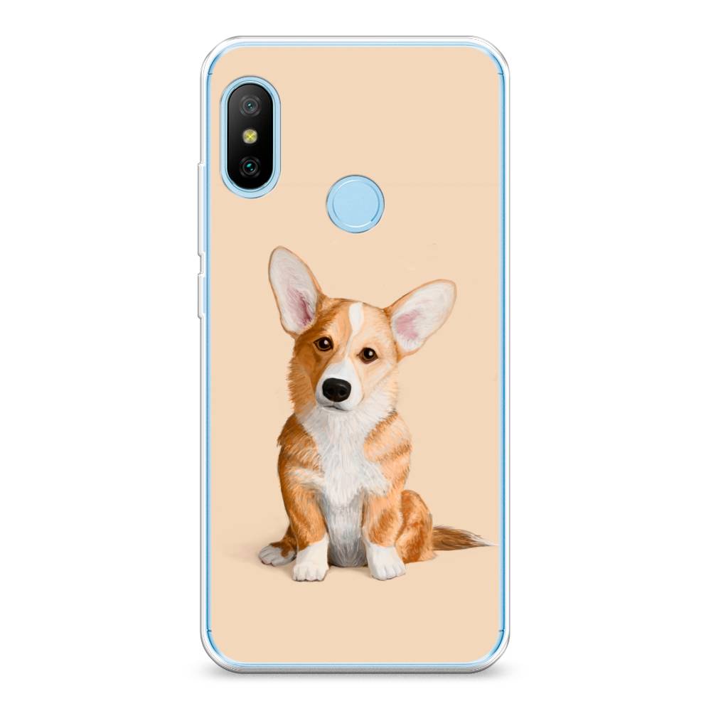 

Чехол на Xiaomi A2 Lite "Грустный Корги", Коричневый;бежевый, 34050-1