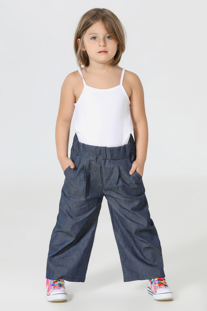 

Джинсы для девочки LupiaKids 283 синий 24-36 мес (доставка из-за рубежа), 283