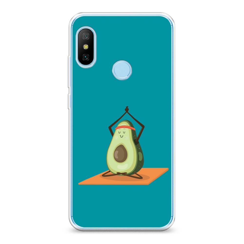 

Чехол на Xiaomi A2 Lite"Расслабься с авокадо", Голубой, 34050-6