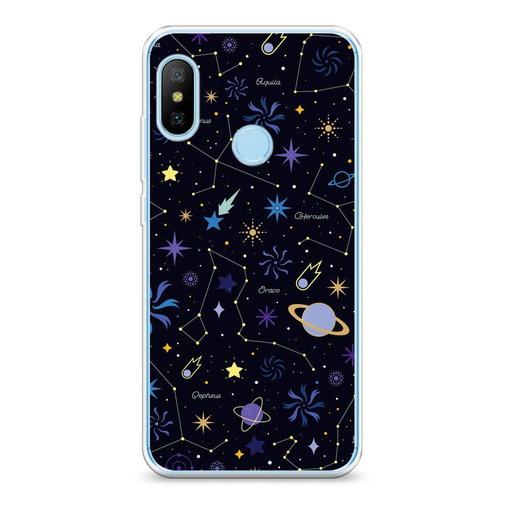 

Чехол на Xiaomi A2 Lite"Цветной космос", Желтый, 34050-2