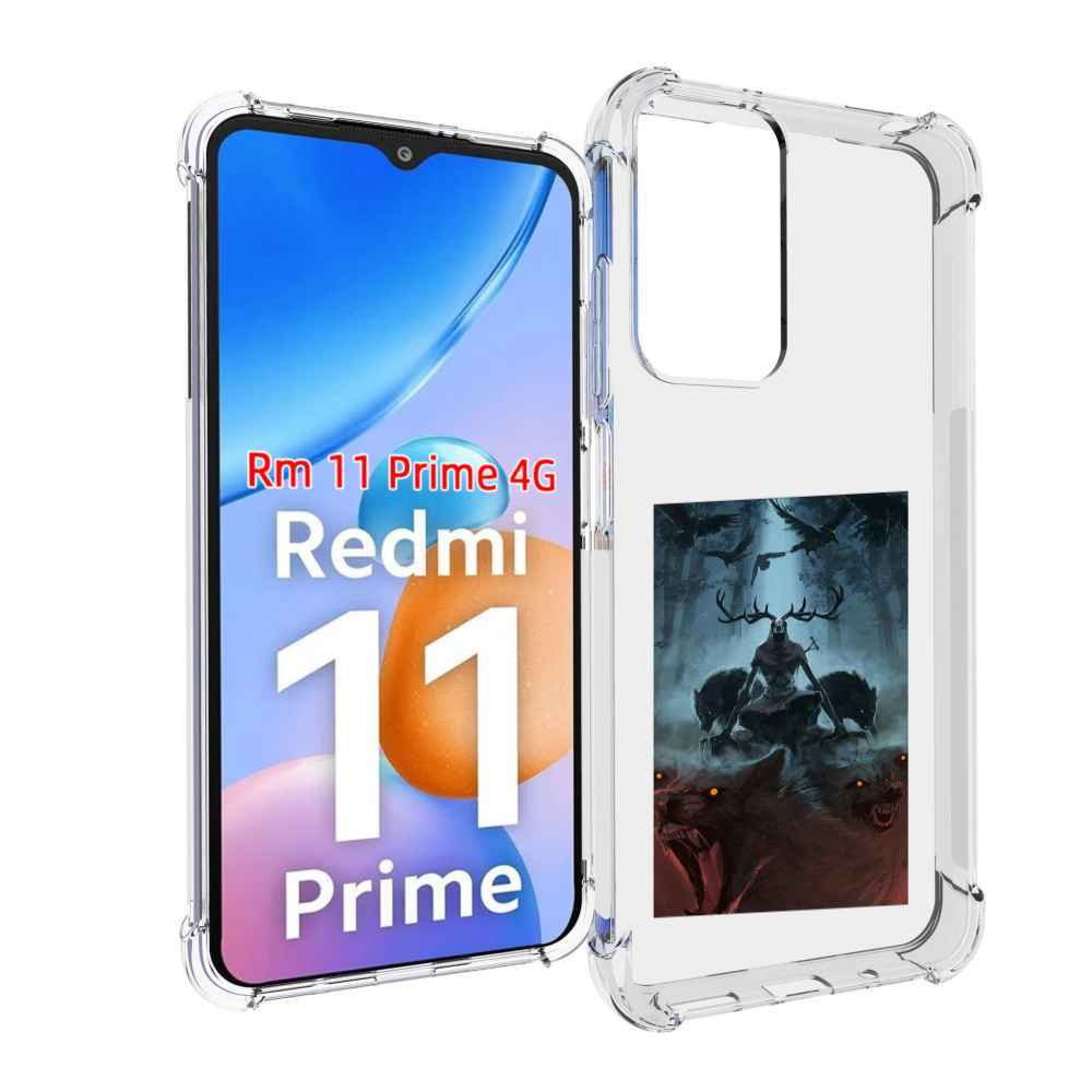 

Чехол MyPads лось демон для Xiaomi Redmi 11 Prime 4G, Прозрачный, Tocco