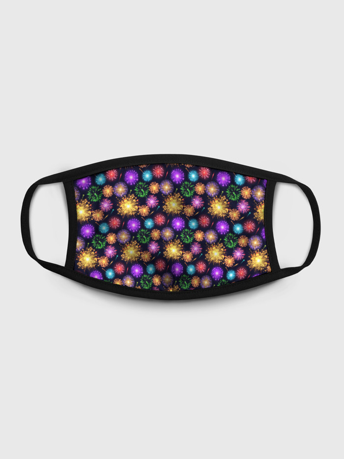 

Многоразовая маска унисекс Burnettie Праздничный Фейерверк Салют, Разноцветный, Праздничный Фейерверк Салют