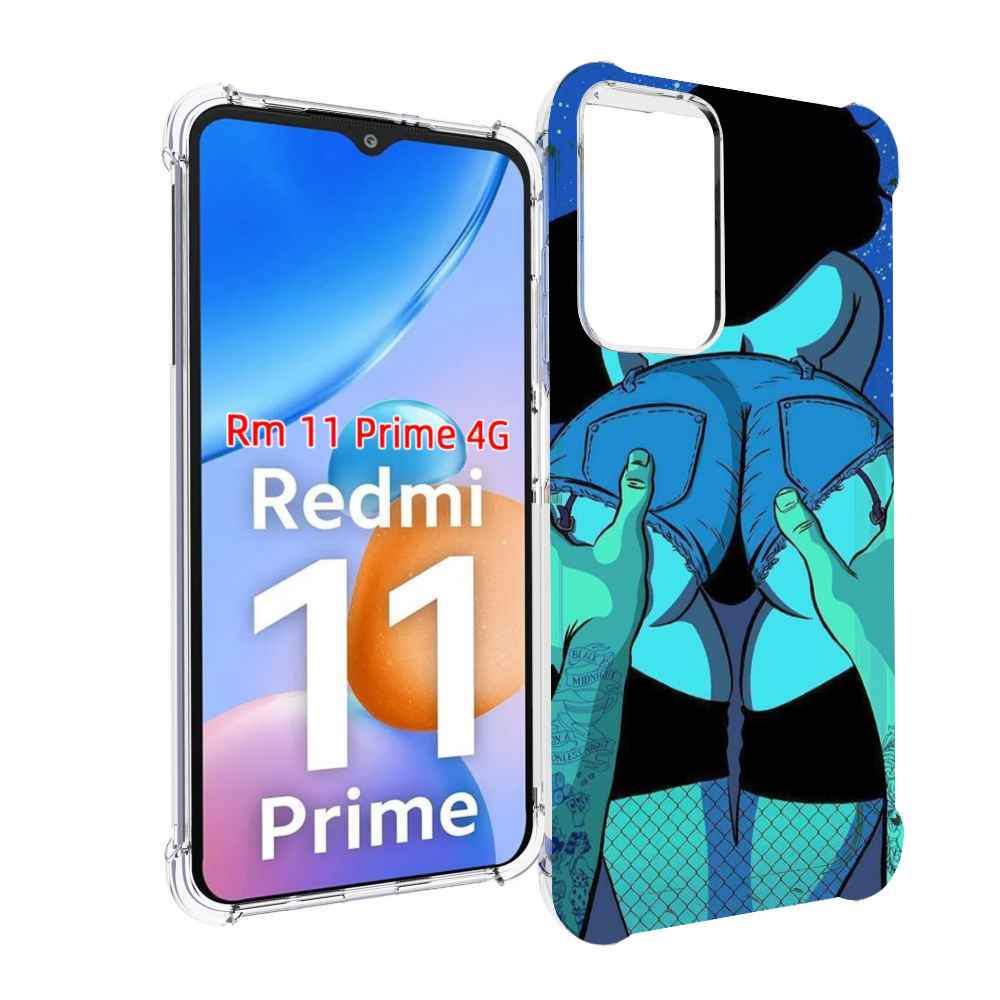 

Чехол MyPads любитель потрогать для Xiaomi Redmi 11 Prime 4G, Прозрачный, Tocco