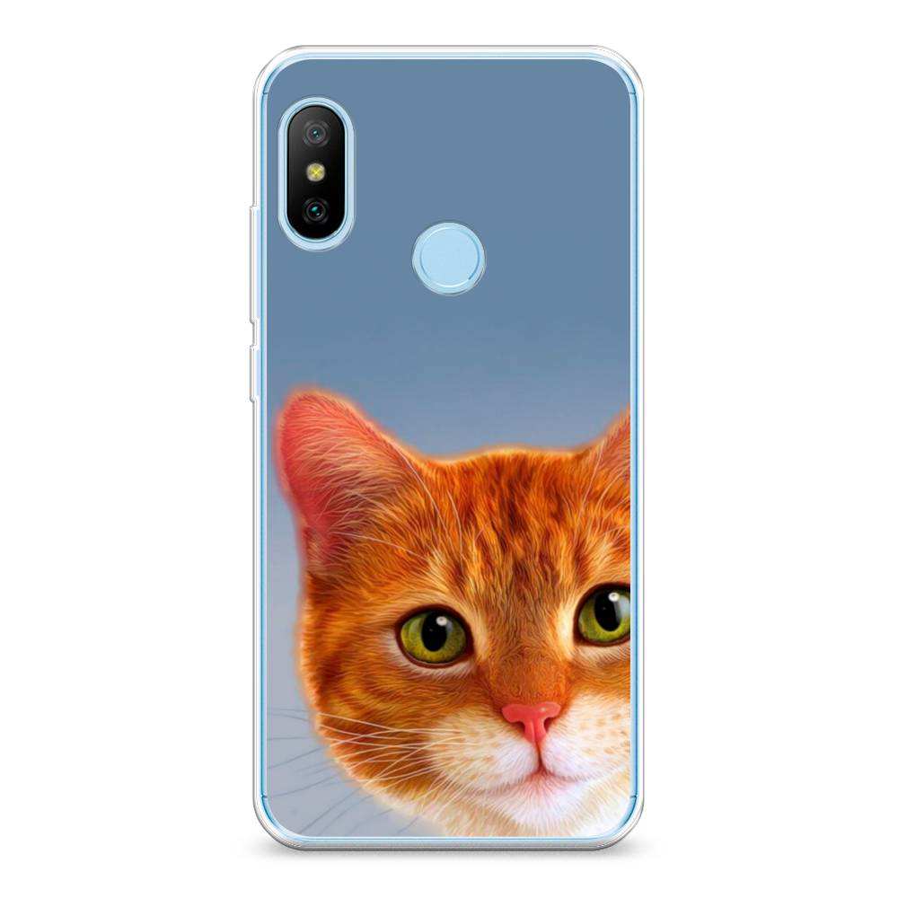 

Чехол на Xiaomi A2 Lite"Любопытный котик", Коричневый, 34050-1