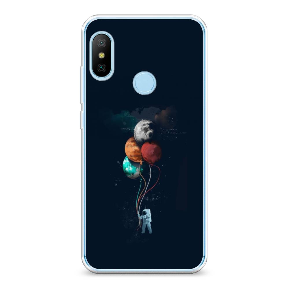 

Чехол на Xiaomi A2 Lite "Космонавт с шариками", Разноцветный, 34050-4