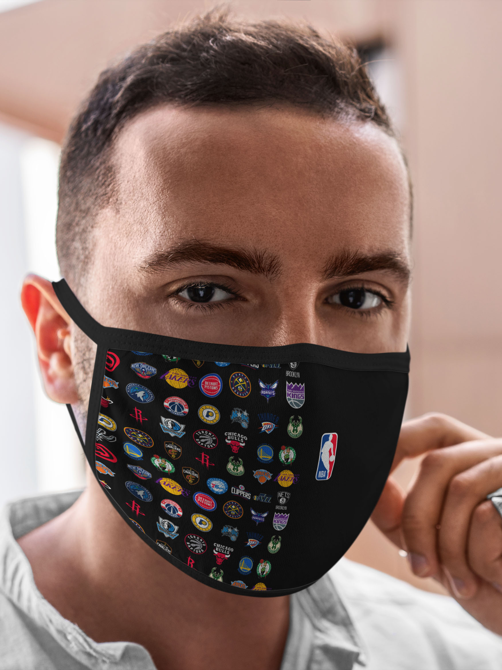 

Многоразовая маска унисекс Burnettie Nba Team Logos 2, Разноцветный, Nba Team Logos 2