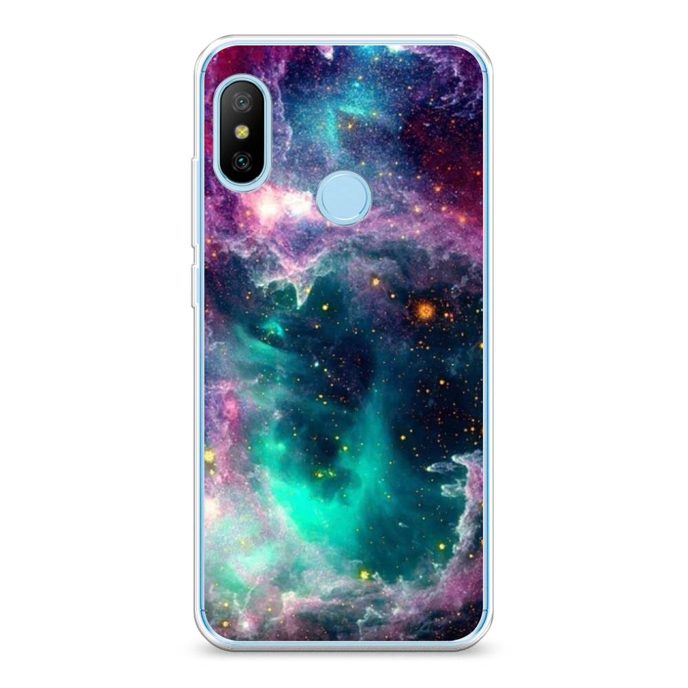 

Чехол на Xiaomi A2 Lite "Звездные облака", Розовый;бежевый, 34050-2
