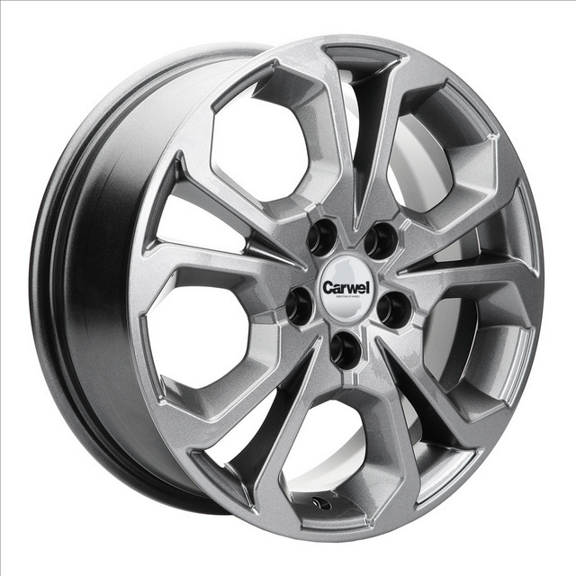 

Колесный диск Carwel Шира 1711 6.5x17/5x114.3 D66.5 ET37, Серый;серебристый
