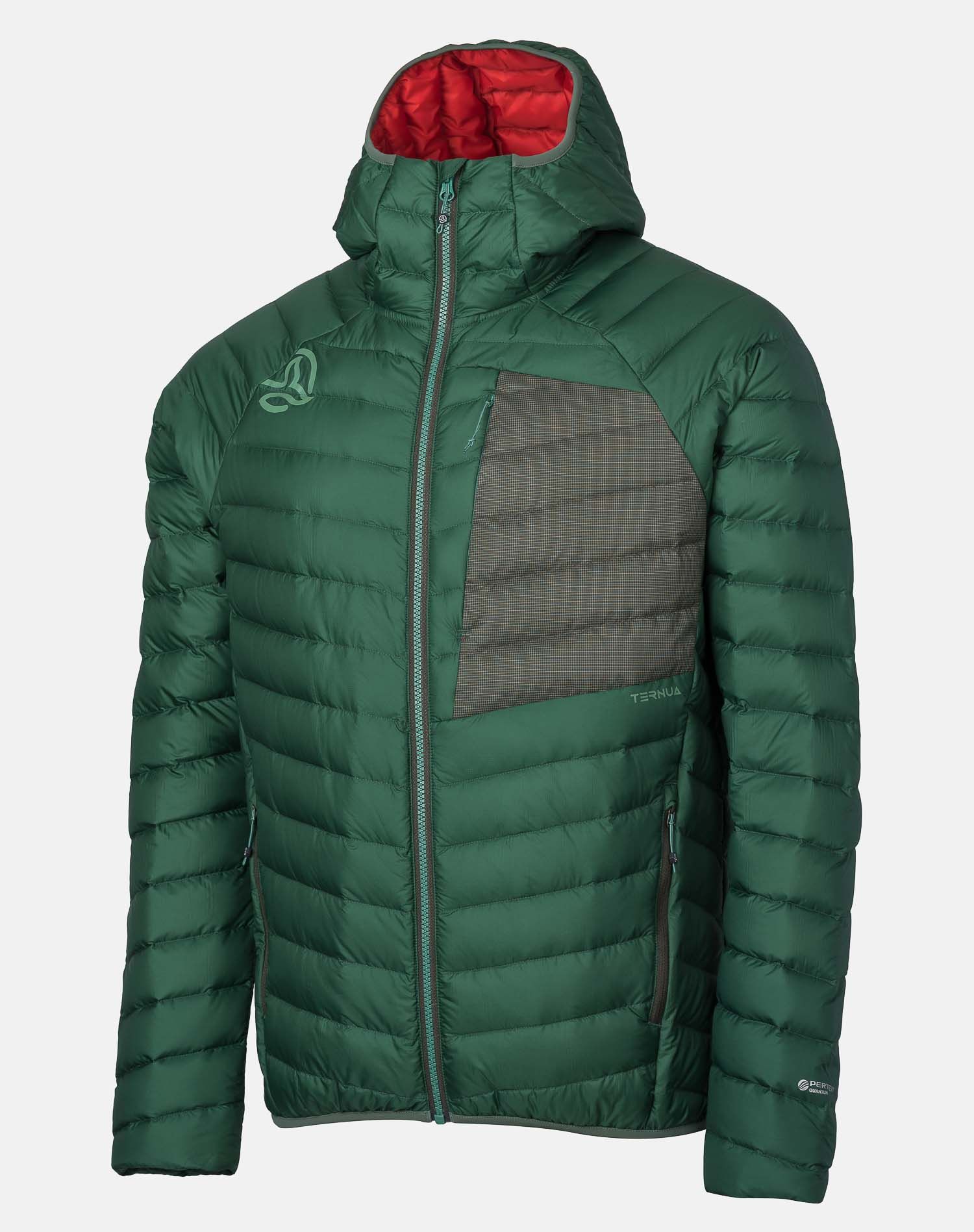 

Спортивная куртка мужская Ternua Vilman Hood Down Jkt M зеленая L, Vilman Hood Down Jkt M