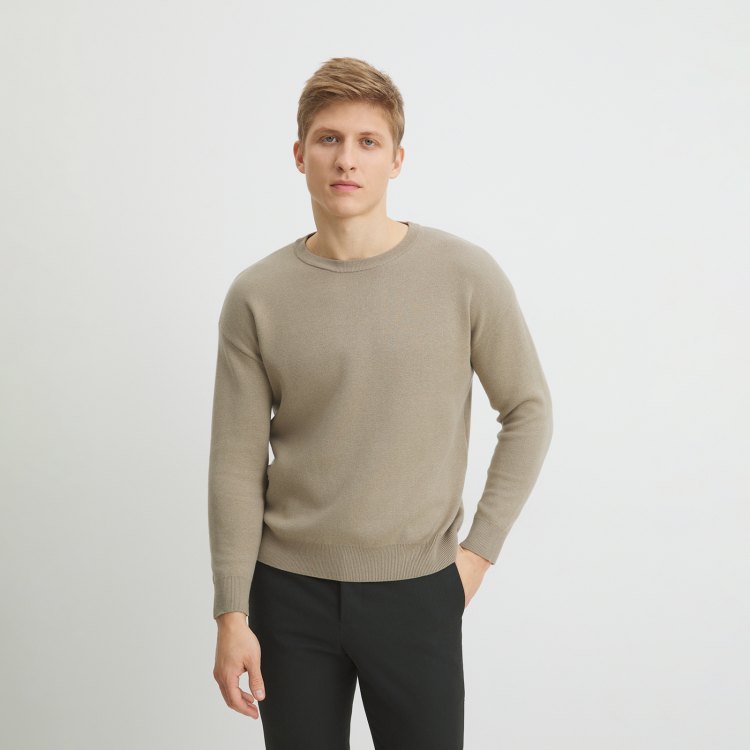 

Джемпер мужской Maison David DR03 бежевый L, DR03