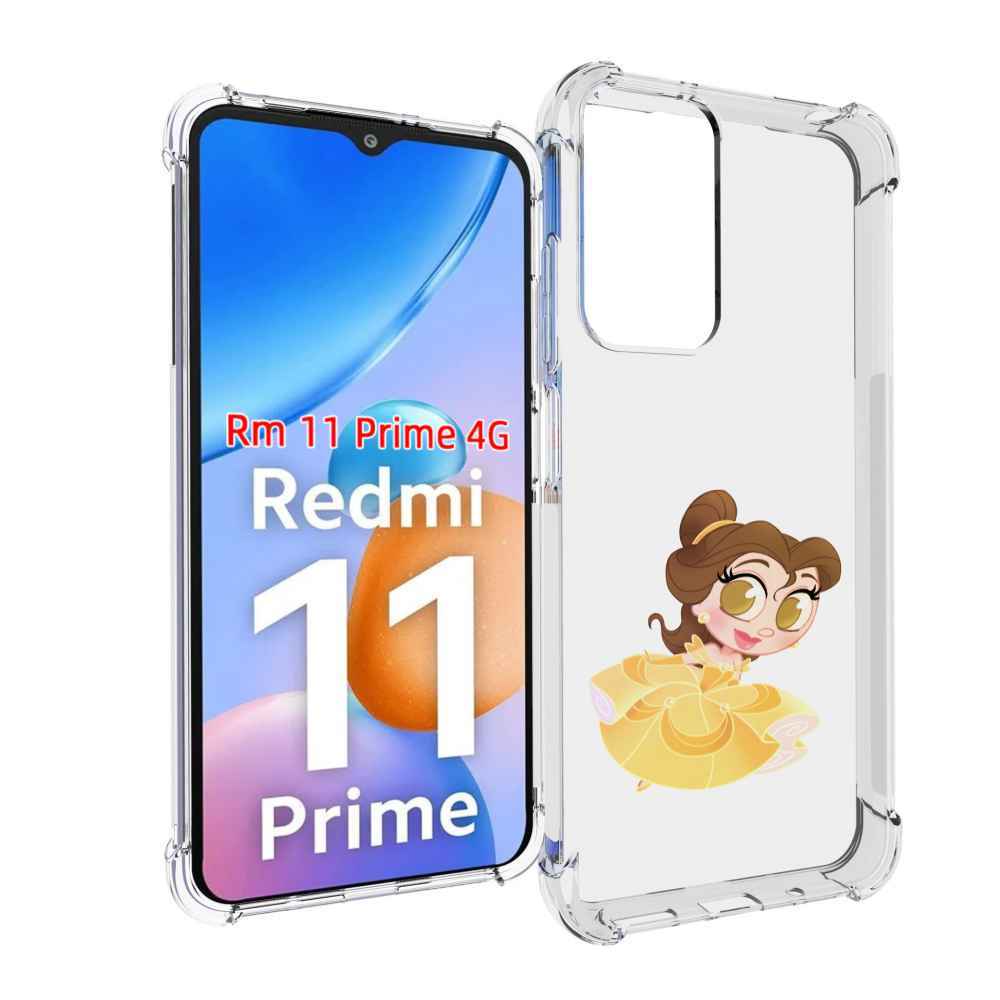 

Чехол MyPads мини-принцесса женский для Xiaomi Redmi 11 Prime 4G, Прозрачный, Tocco