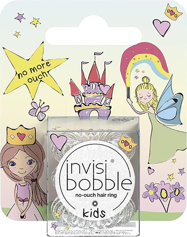 Резинка-браслет для волос Invisibobble 3180-3181 пластиковая 3 шт. Цвет: прозрачный; серебристый