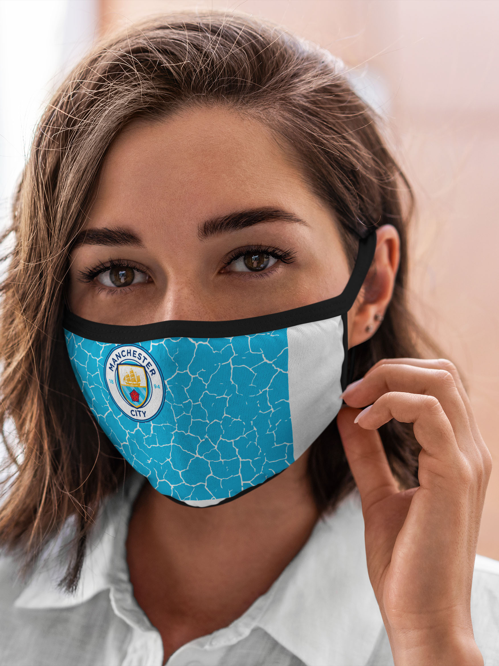 

Многоразовая маска унисекс Burnettie Manchester City City., Разноцветный, Manchester City City.