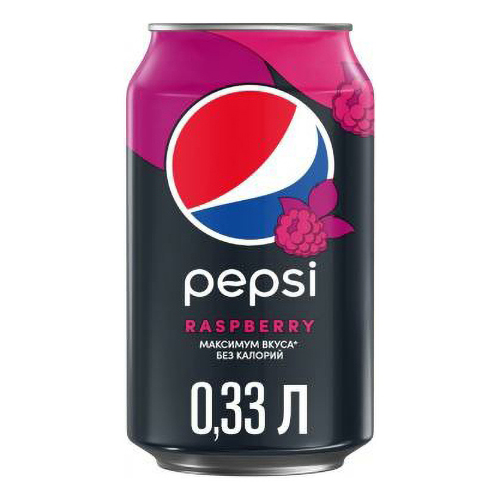 

Газированный напиток Pepsi Mалина 330 мл